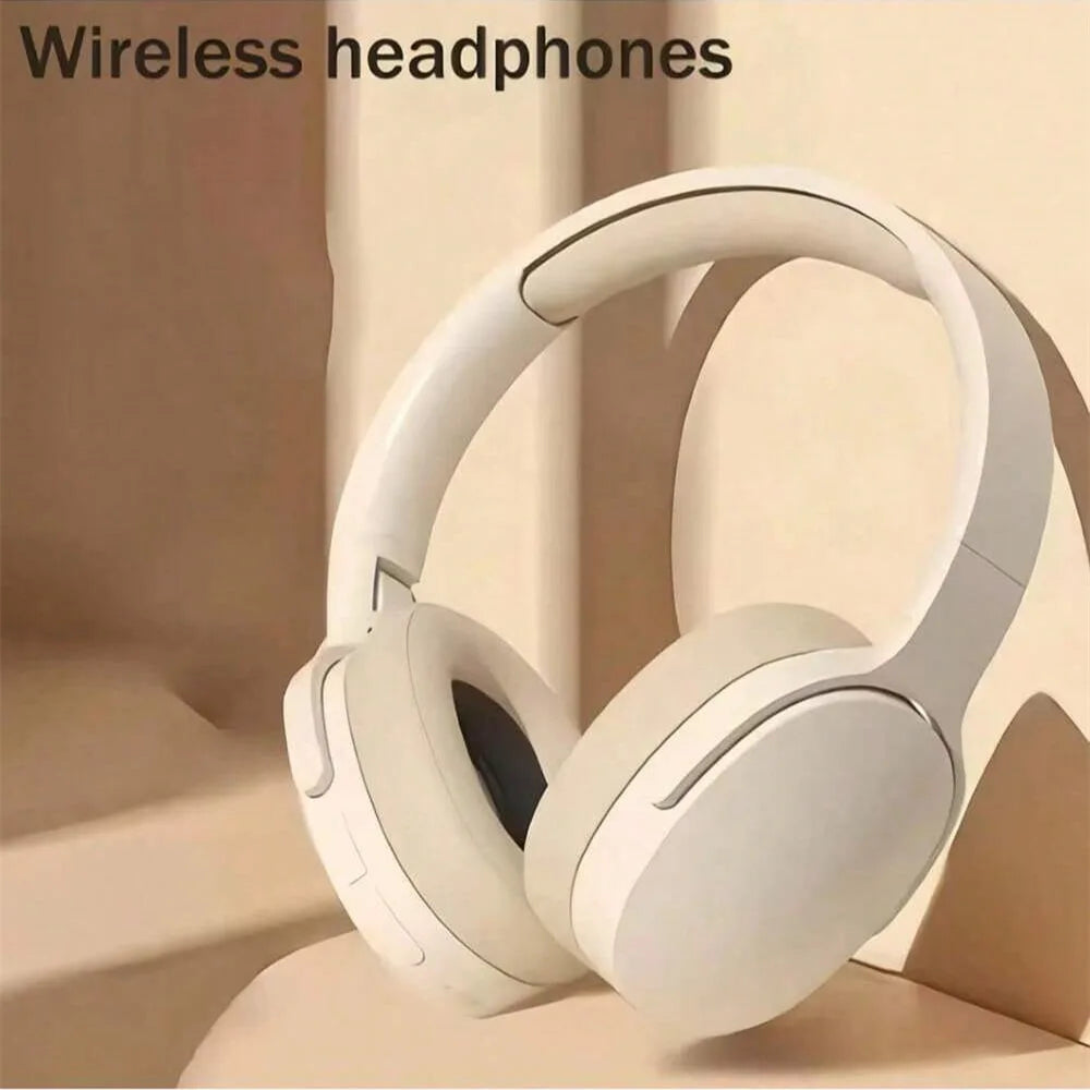 Fashion Bluetooth Wireless Headphones Over Ear Deep Bass Sports Stereo HiFi Long Battery Life Universal For All Devices