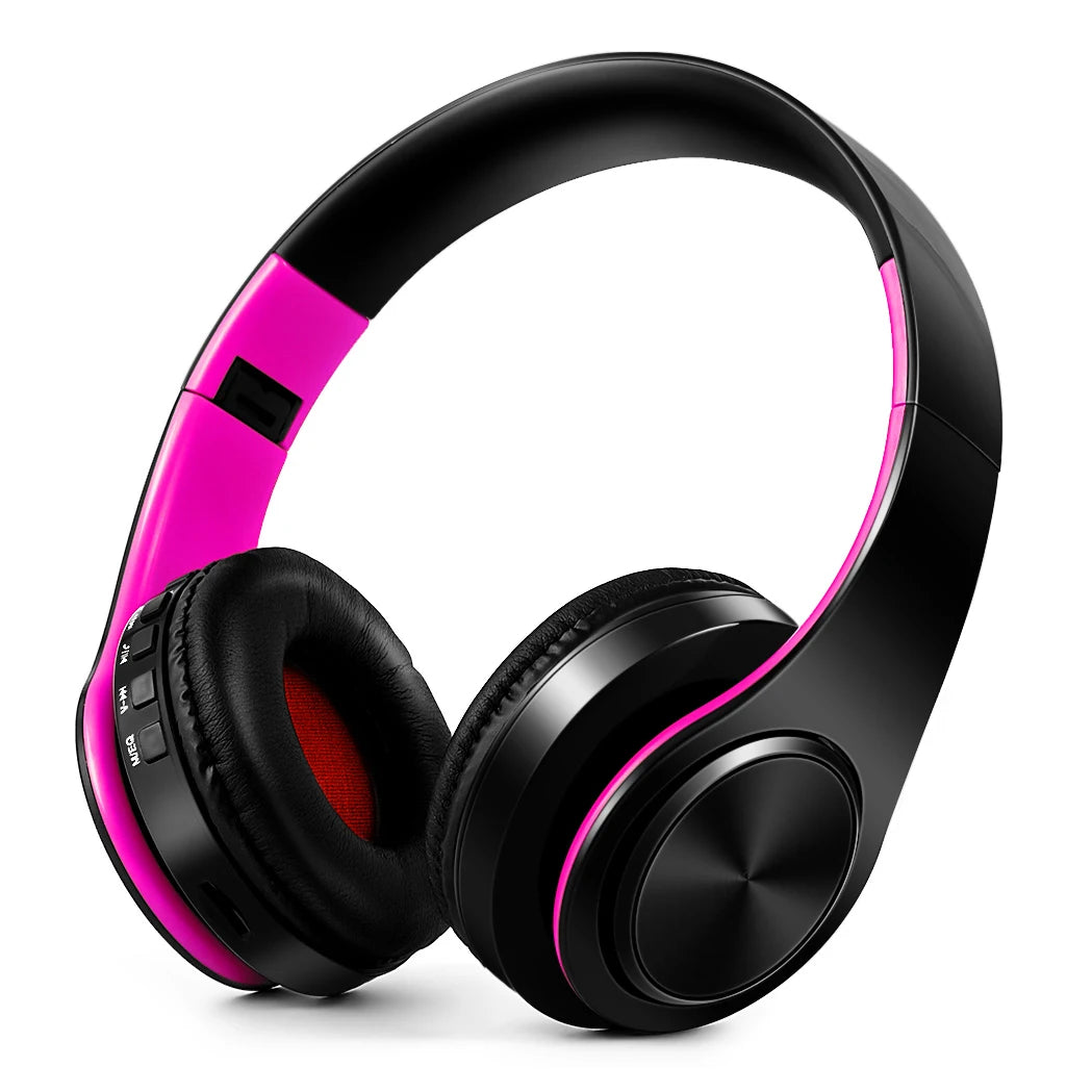 2026 Wireless Bluetooth Stereo Headset Upgrading Sports Overhead Earphone with Mic for Smart Phone TV PC Tablet - Music